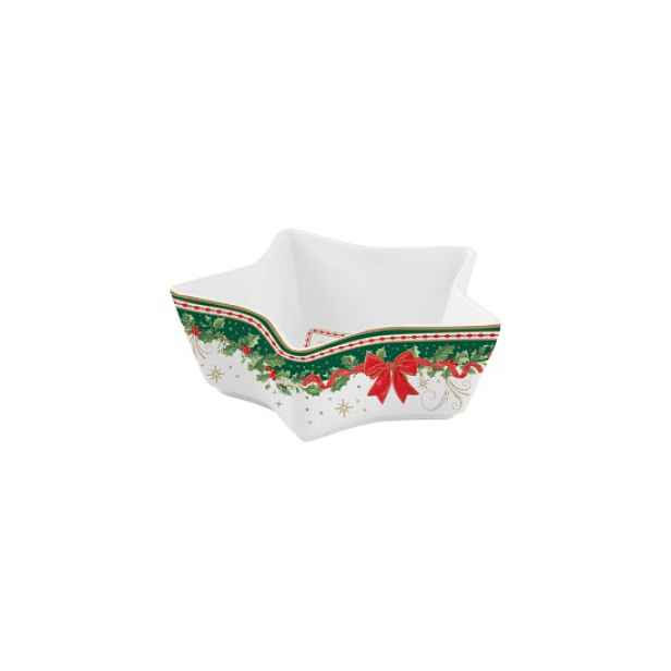 Hvězdicovitá miska, porcelán, 15 cm, "Christmas Heritage" - Easy Life