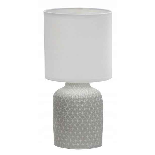 Stolní lampa Candellux Iner Šedá E14 40W, výška 35 cm, keramika Candellux