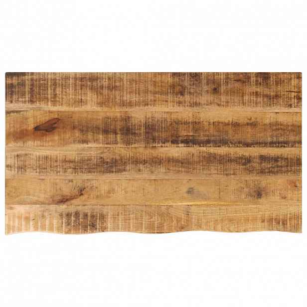 vidaXL Stolní deska 110x60x2,5 cm živá hrana hrubé mangovníkové dřevo