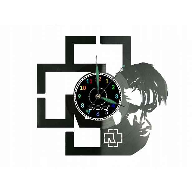 Rammstein Dárek Originální dekorace do domu Hodiny z vinylové desky