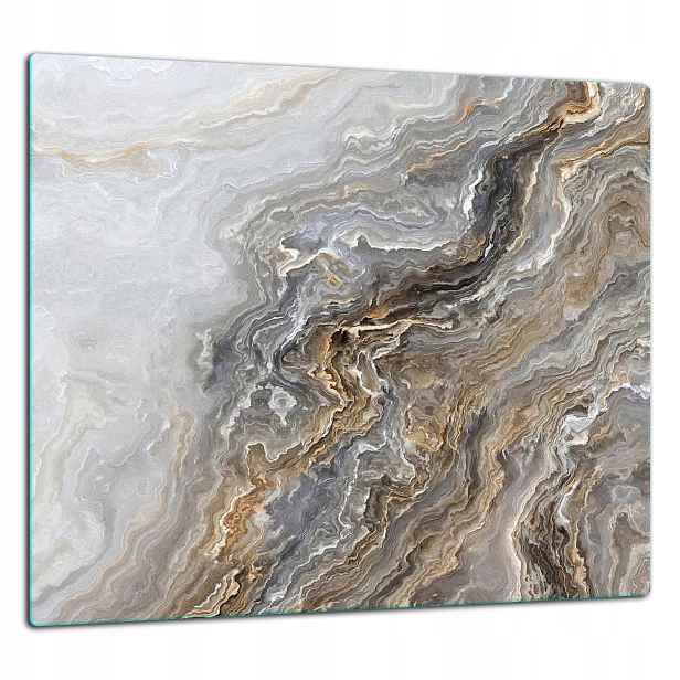 Skleněná Ochranná Deska Panel Lepidlo 65x60 Mramor