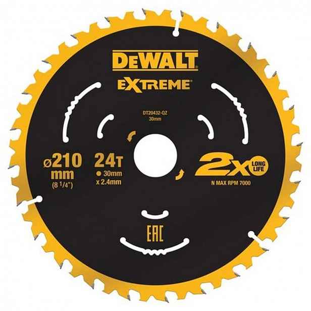 DeWALT - Pilový kotouč 210x30 mm, 24 zubů DT20432