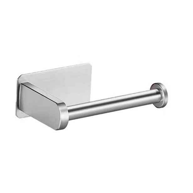 Eco produkty Square WC Steel samolepící držák toaletního papíru; nerezový