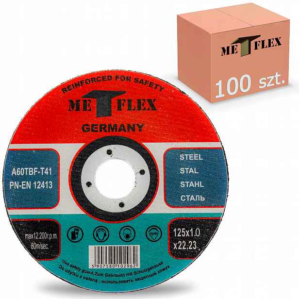 Kotouč Na Řezání Kovu Kotouče 125x1 Met-flex 100x