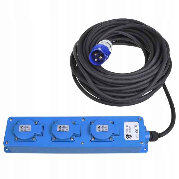 Prodlužovací Kabel lištový 20 m, 3 zásuvky ProPlus