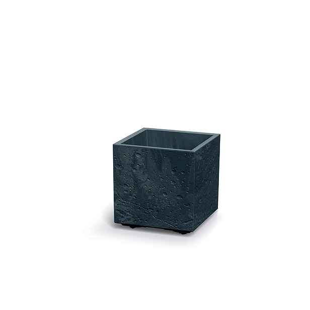 Prosperplast Plastový květináč SIERRAS SQUARE BETON EFFECT antracitový, varianta 28,8 cm