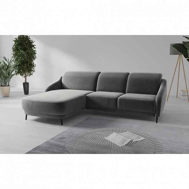 Sit & More ROHOVÁ SEDAČKA, textil, šedá