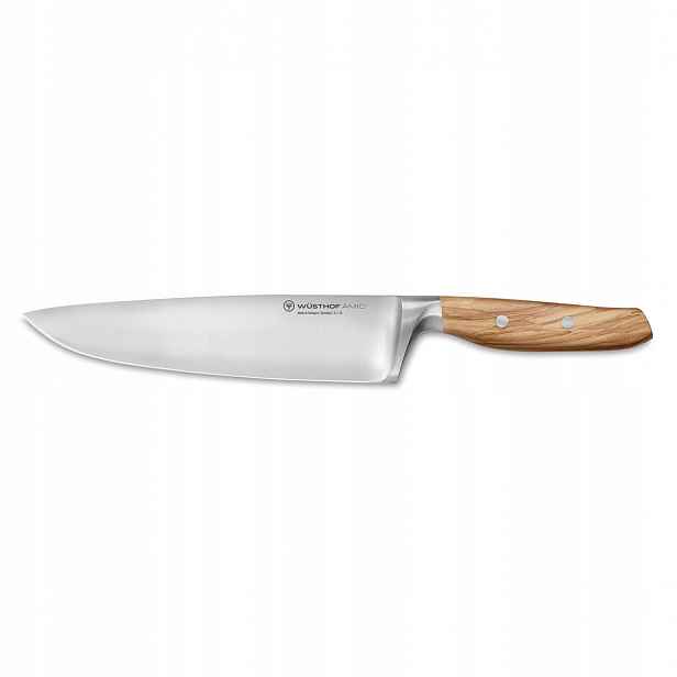 Nůž šéfkuchaře Wüsthof Amici 20 cm, kalábrijský olivový, kovaný, 58 Hrc