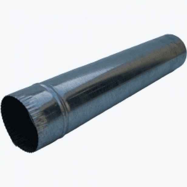 Trubka Pecní Černá 1 M2, Plechová, 1 MM, 110 MM