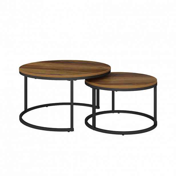 Vicco STOLEČEK KÁVOVÝ STOLÍK Montreal Dřevo 77 x 40 cm 2 díly
