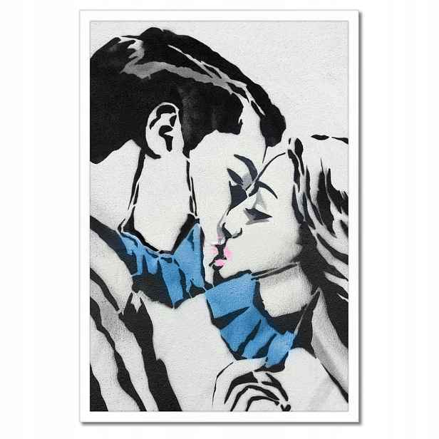 Plakáty v rámu 40x60 Covidová Láska Maska
