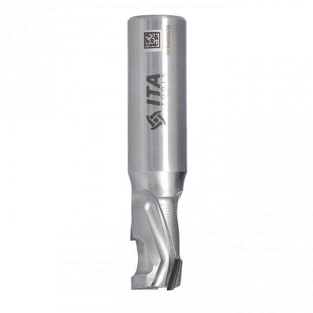 Ita Tools diamantová fréza Z1+1 D18 I25 L87 S20 mm 3 spirály tělo Ocel