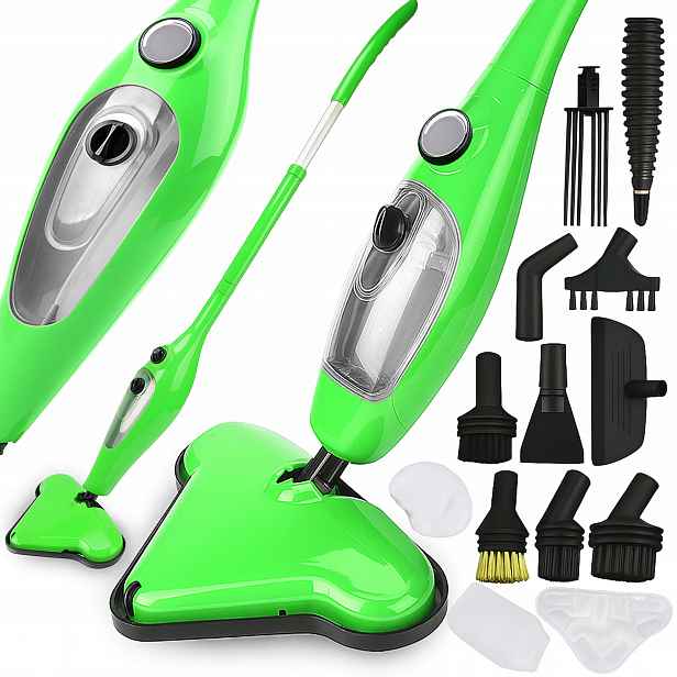 Parní Mop Multi Parní Čistič 1300W Multifunkční Napařovač 12v1 Příslušenství