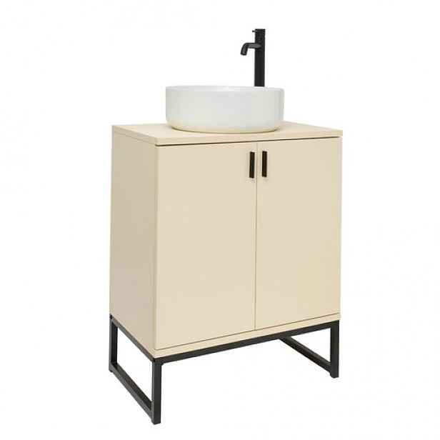 Ceramia Easy koupelnová skříňka s umyvadlem 60x73x36 cm jasmín mat EASYUMDB8