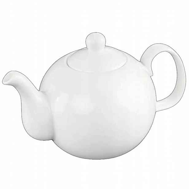 Konvička na přípravu čaje z bílého porcelánu Wilmax 2150 ml