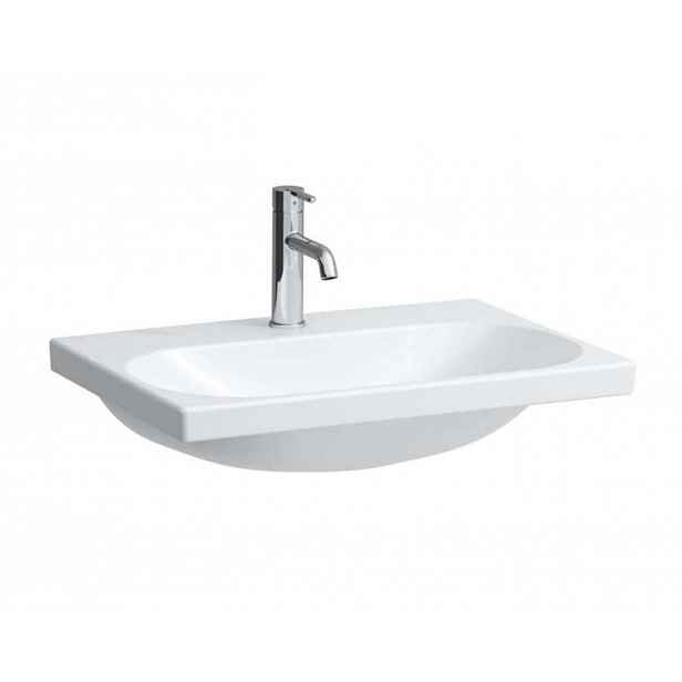 Laufen Lua - Umyvadlo 65x46 cm, bez přepadu, otvor pro baterii, bílá H8160840001561