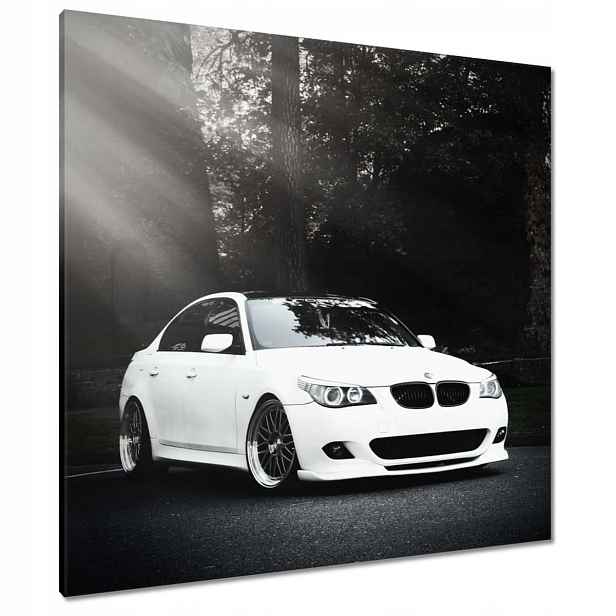 Obrazy 90x90 Bílé Bmw Šedé Auto