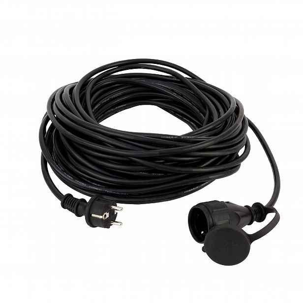 Prodlužovací Kabel Rev pro venkovní zahradu 10 m, 1 ks černá