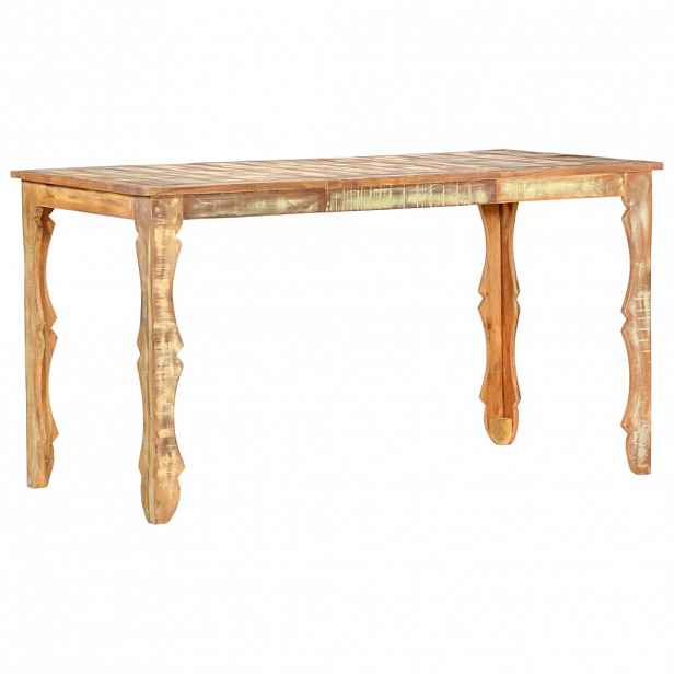 vidaXL Jídelní stůl 140 x 70 x 76 cm masivní recyklované dřevo