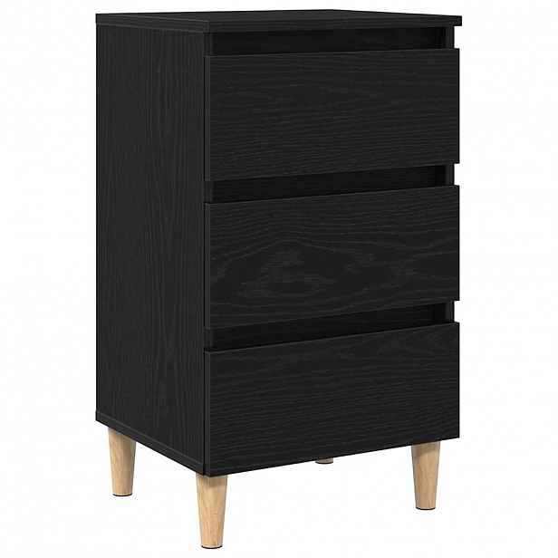 vidaXL Noční skříňka Černý dub 40 x 35 x 69 cm Kompozitní dřevo