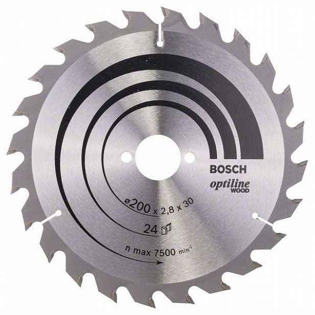 Bosch Pilový Kotouč Optiline Wood 200x30 Z24