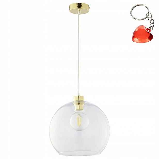 Lustr Lampa Zwis Cubus Průhledný 15W E27 Skleněný pro Tk Lighting