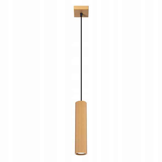 Sollux Závěsná lampa zlatá 1xGU10 10W Karbon do kuchyně