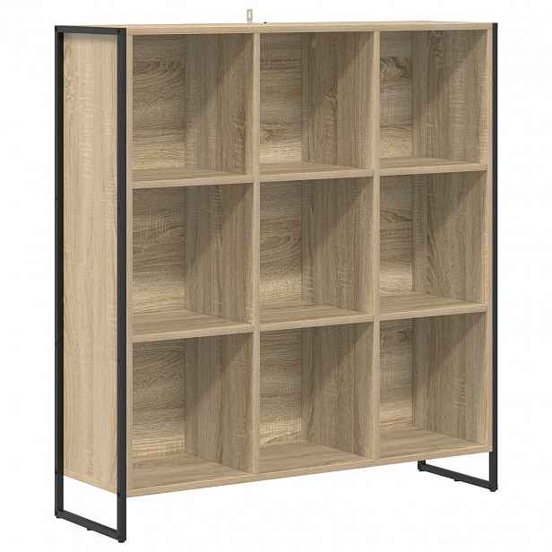 vidaXL Knihovna Sonoma 99,5 x 30 x 108 cm Kompozitní dřevo