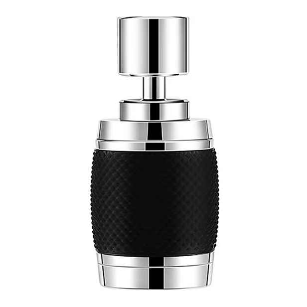 Eco produkty Barrel Cotton 3 Black ; dřezová nebo umyvadlová filtrační sprcha 3 proudy vody; perlátor s kloubem a výměnným filtrem k vodovodní baterii se závitem M22/M24; černá/chrom