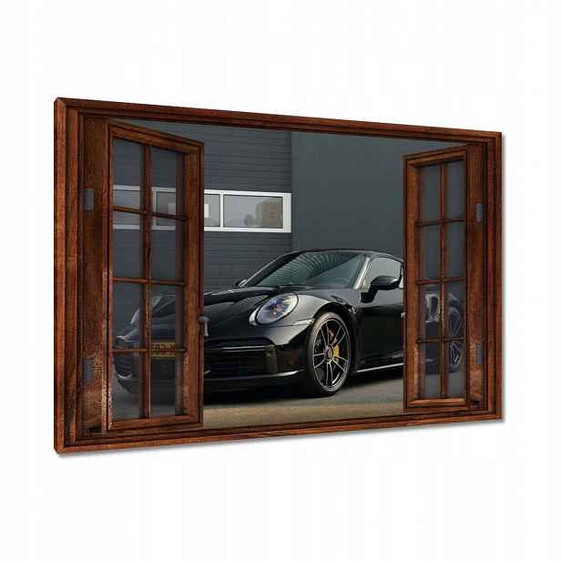 Obrazy 90x60 Černé Porsche Auto