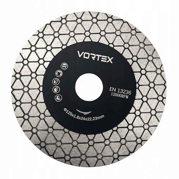 Diamantový Kotouč Pro Řezání Pod Úhlem 45 Slinuté Dlažby Zkosení Broušení 125 MM