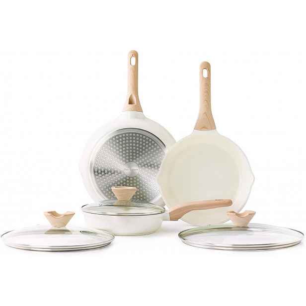 Sada Keramických Pánev 20/24/28CM Indukčních S Poklicí