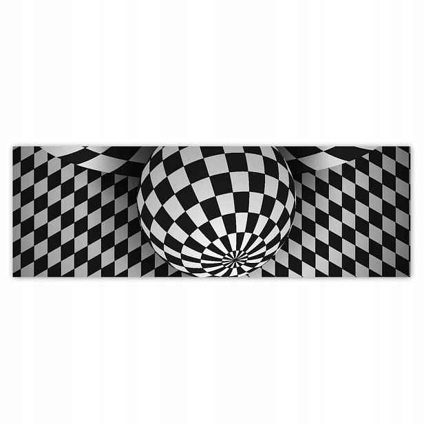 Plakáty 200x66 Abstrackja černobílá