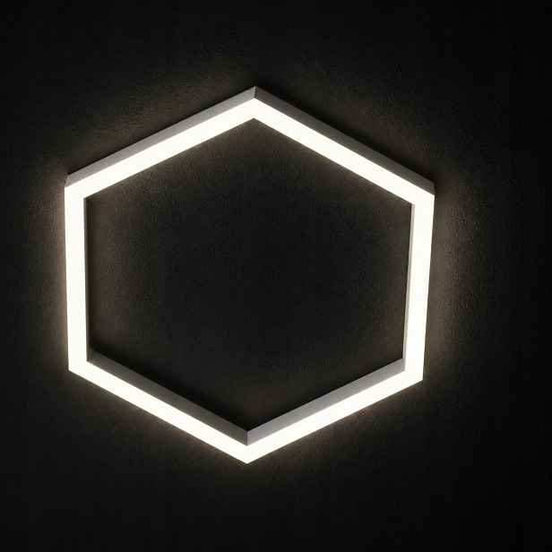 Jedna medová plástev Led bílá 4000K 42W 92x79 Cm garážová dílna