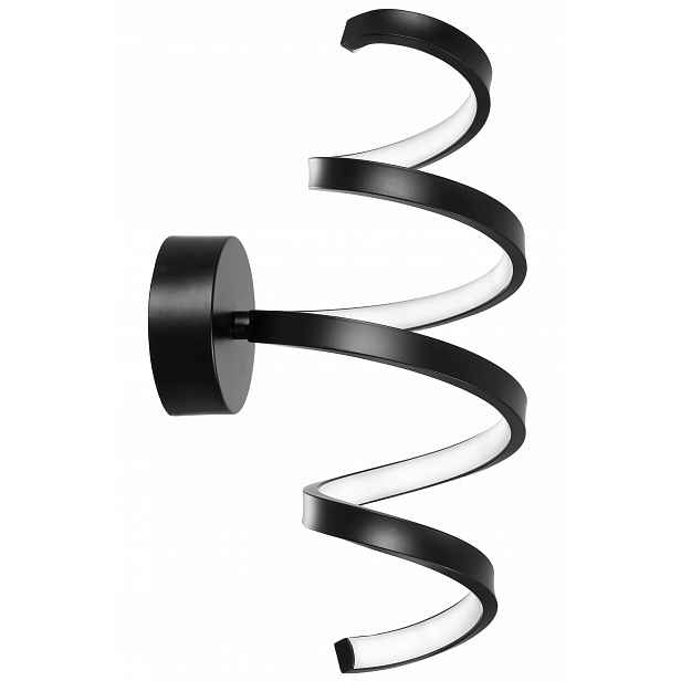 Nástěnná Lampa Spring Black Led Černá