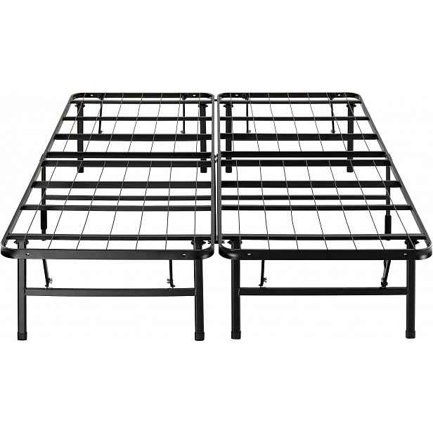 Rošt Postele Zinus Smartbase 160x190x35,5 CM Kovový Skládací Černý