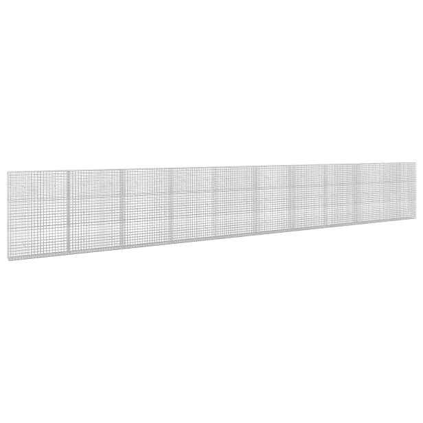 vidaXL Gabion s drátem 3,5 mm a síťkou 5x5 cm 950x30x150 cm