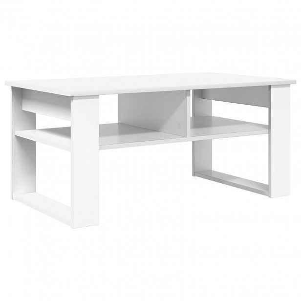 vidaXL Konferenční stolek Bílá 96 x 54 x 44 cm Kompozitní dřevo