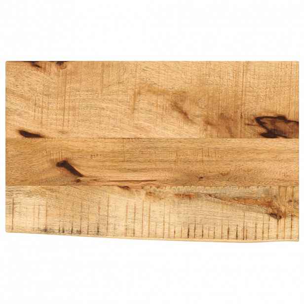 vidaXL Stolní deska 50x20x3,8 cm živá hrana hrubé mangovníkové dřevo
