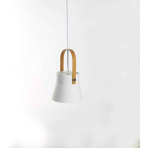 Závěsná stropní lampa Industriální kovová Moderní bílá 16.5 x 13.5 cm