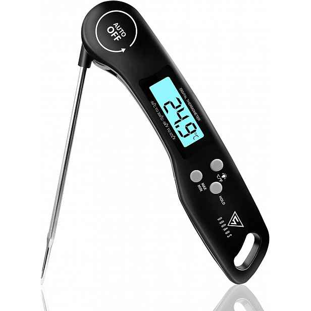 Digitální Kuchyňský Teploměr Na Maso Gril Bbq Troubu LCD 300°C