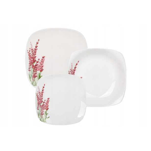 Jídelní set servis levandule porcelán 6 osob