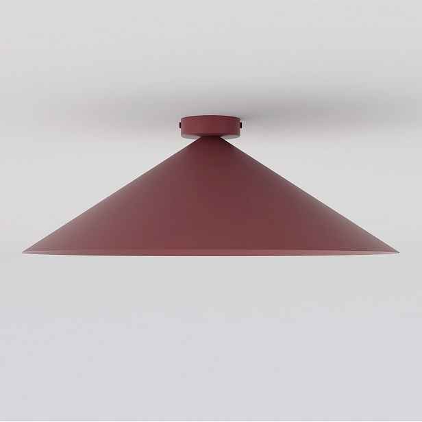 Stropní Svítidlo stropní Mono 1L 15 cm vínový s opálovým krytem E14