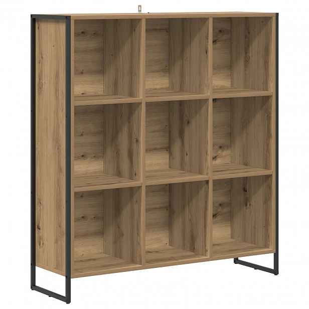 vidaXL Knihovna Dub artisan 99,5 x 30 x 108,5 cm Kompozitní dřevo