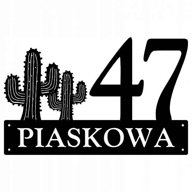 Číslo Na Dům 80 cm Tabule Adresa Ocel 2 mm Grafika 130
