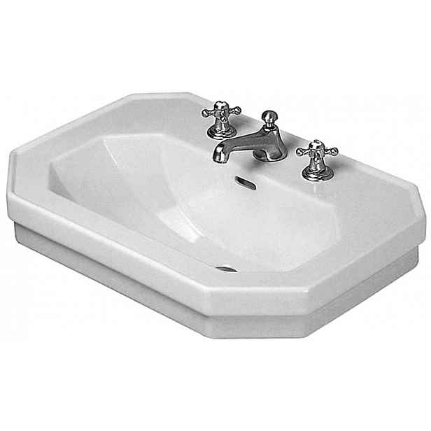 Duravit 1930 - Umyvadlo 70x50 cm, s přepadem, 1 otvor pro baterii, bílá 0438700000