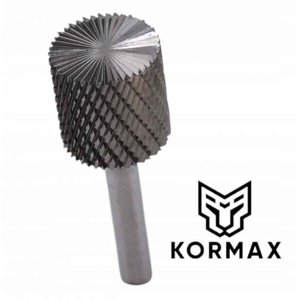 Fréza rotační pilník 25 mm 25x25x70 stopka 8 mm na kov karbid Zyas