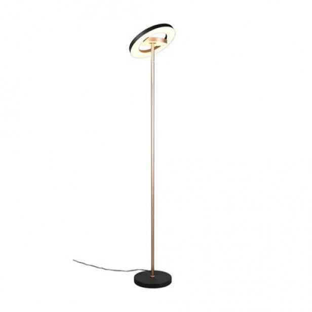 Trio GUANO led stojací lampa hnědá kov 434410165 TR434410165