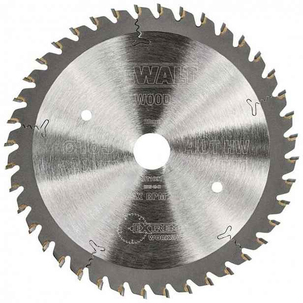 DeWALT - Pilový kotouč na dřevo 165x20 mm, 40 zubů DT1091