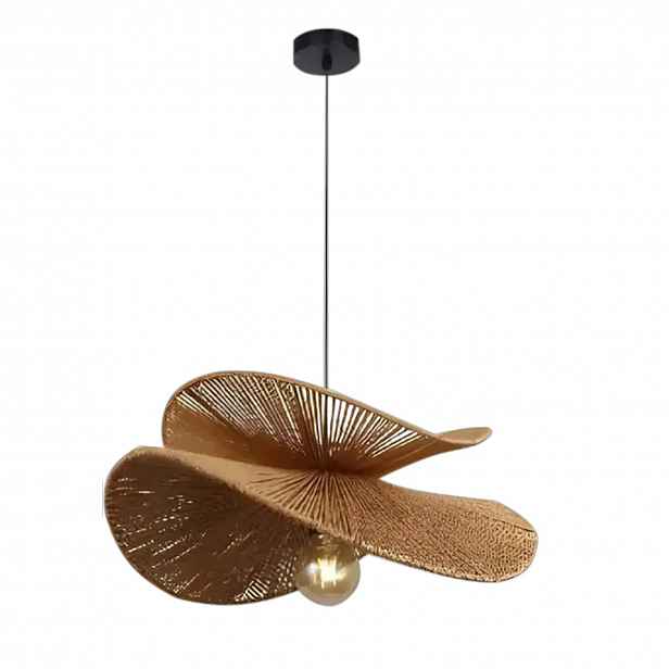Moderní závěsná lampa E27 Hnědá Loftová stropní lampa do obývacího pokoje 58 cm Toolight